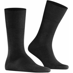 FALKE Airport Merino-Socken Herren black 47-48
