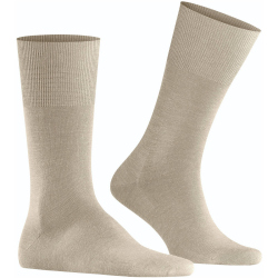 FALKE Airport Merino-Socken Herren beige mel. 47-48