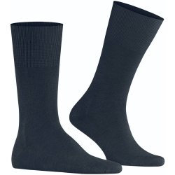 FALKE Airport Merino-Socken Herren space blue 43-44