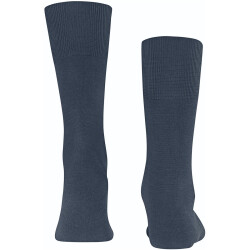 FALKE Airport Merino-Socken Herren dark blue mel. 39-40