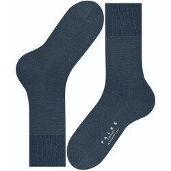 FALKE Airport Merino-Socken Herren dark blue mel. 39-40