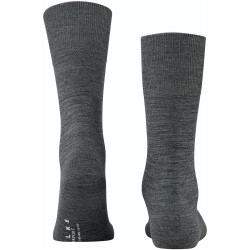 FALKE Airport Merino-Socken Herren dark grey 41-42