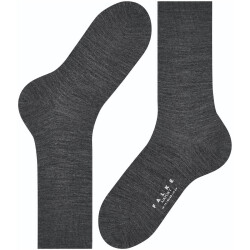 FALKE Airport Merino-Socken Herren dark grey 41-42