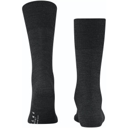 FALKE Airport Merino-Socken Herren anthra.mel 41-42
