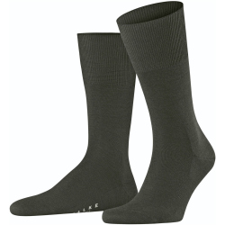FALKE Airport Merino-Socken Herren green mel. 45-46