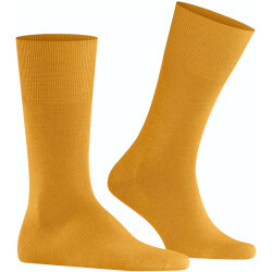 FALKE Airport Merino-Socken Herren curcuma 39-40