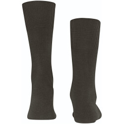 FALKE Airport Merino-Socken Herren brown mel. 39-40