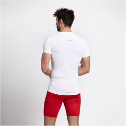 Select kurzarm Funktionsshirt Herren weiß S