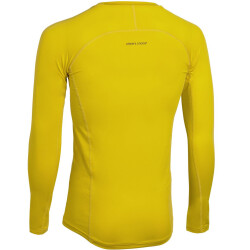 Select langarm Funktionsshirt Herren gelb S