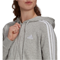 adidas Essentials French Terry 3-Streifen Kapuzenjacke Damen