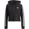 adidas Essentials 3-Streifen Cropped Hoodie Damen