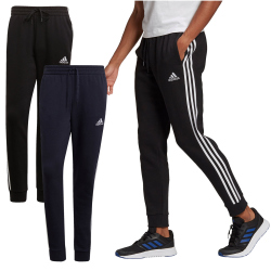 adidas Essentials Fleece Tapered Cuff 3-Streifen Trainingshose Herren