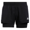 adidas Pacer 3-Streifen Woven 2in1 Trainingsshorts Damen