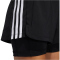adidas Pacer 3-Streifen Woven 2in1 Trainingsshorts Damen