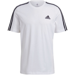 adidas Essentials 3-Streifen T-Shirt Herren white/black XL