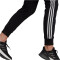 adidas Essentials Single Jersey 3-Streifen Jogginghose Damen 095A - black/white XS