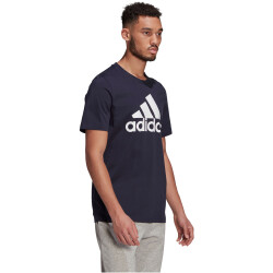 adidas Essentials Big Logo T-Shirt Herren legend ink/white S