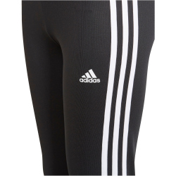 adidas Designed 2 Move 3-Streifen Leggings M&auml;dchen black/white 110