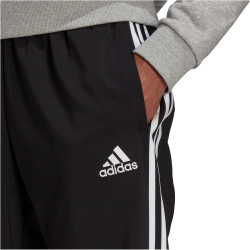 adidas Aeroready Essentials Tapered Cuff Woven 3-Streifen Trainingshose Herren black S