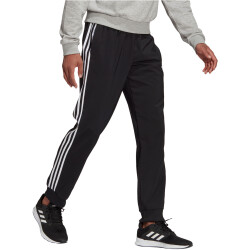 adidas Aeroready Essentials Tapered Cuff Woven 3-Streifen Trainingshose Herren black XXL