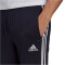 adidas Essentials Fleece Tapered Cuff 3-Streifen Trainingshose Herren legend ink/white S
