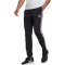 adidas Essentials Single Jersey Tapered Open 3-Streifen Jogginghose Herren GK8995 - black/white XS