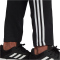adidas Essentials Single Jersey Tapered Open 3-Streifen Jogginghose Herren GK8995 - black/white XS