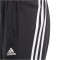 adidas 3-Streifen Tapered Leg Trainingshose Mädchen black/white 164