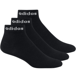 3er Pack adidas Non-Cushioned Ankle Socken black/white 37-39