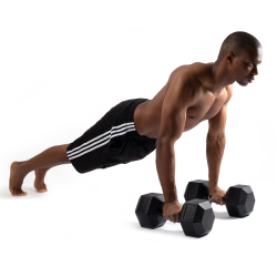 TRENDY SPORT Hex Dumbbell Hantel sechseckig