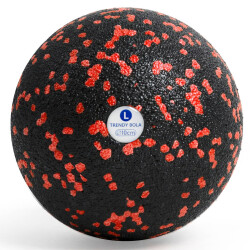 TRENDY SPORT Bola Faszienball schwarz/rot 10 cm