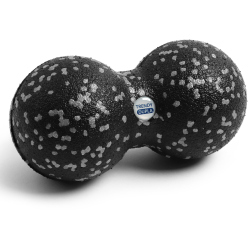 TRENDY SPORT Dupla Duo-Faszienball schwarz/grau 8 cm