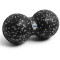 TRENDY SPORT Dupla Duo-Faszienball schwarz/grau 8 cm
