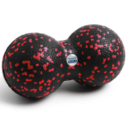 TRENDY SPORT Dupla Duo-Faszienball schwarz/rot 8 cm