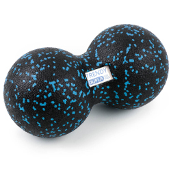 TRENDY SPORT Dupla Duo-Faszienball XL schwarz/blau 12 cm