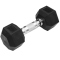 TRENDY SPORT Hex Dumbbell Hantel sechseckig schwarz 1 kg