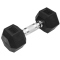 TRENDY SPORT Hex Dumbbell Hantel sechseckig schwarz 2,5 kg