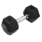 TRENDY SPORT Hex Dumbbell Hantel sechseckig schwarz 4 kg
