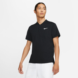 NIKECourt Dri-FIT Tennis Poloshirt Herren black/white S