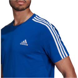 adidas Essentials 3-Streifen T-Shirt Herren royblu/white S