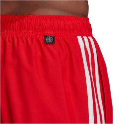 adidas Classic 3-Streifen Badeshorts Herren vivred/white S