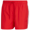 adidas Classic 3-Streifen Badeshorts Herren vivred/white S