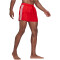 adidas Classic 3-Streifen Badeshorts Herren vivred/white S
