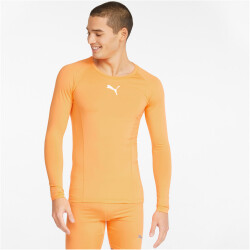 PUMA LIGA Baselayer langarm Funktionsshirt Herren 56 - neon citrus XXL