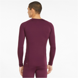PUMA LIGA Baselayer langarm Funktionsshirt Herren 57 - grape wine XXL