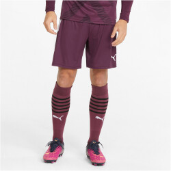 PUMA teamLIGA Trainingsshorts Herren grape wine/puma white XXL
