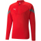 PUMA teamFINAL Training 1/4-Zip Top Slim Fit Herren puma red/smoked pearl/puma silver XL