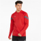 PUMA teamFINAL Training 1/4-Zip Top Slim Fit Herren puma red/smoked pearl/puma silver XL