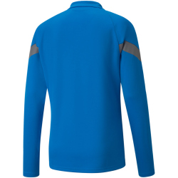 PUMA teamFINAL Training 1/4-Zip Top Slim Fit Herren electric blue lemonade/smoked pearl/puma silver XL
