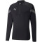 PUMA teamFINAL Training 1/4-Zip Top Slim Fit Herren puma black/smoked pearl/puma silver M